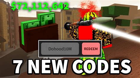 LOS NUEVOS 7 CODIGOS DE DA HOOD JULIO 2024 Roblox YouTube