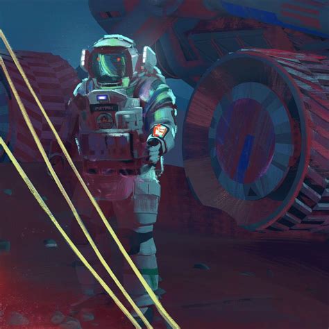 Retrieval Team Maciej Rebisz Moons Of Uranus Sci Fi Concept Art