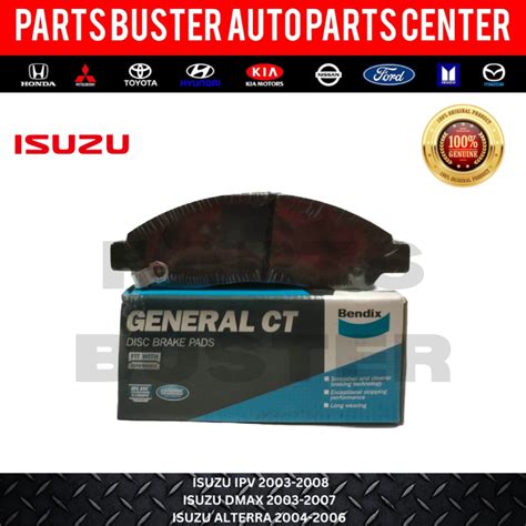 Genuine Bendix Brake Pad Front For Isuzu Ipv Dmax