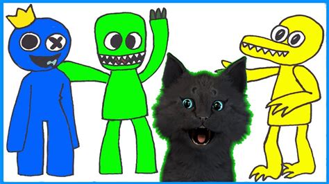 Супер Кот встретил РАДУЖНЫХ ДРУЗЕЙ 2 РОБЛОКС 🐱 Roblox #2 - YouTube