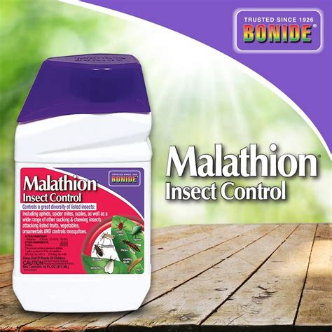 Bonide Malathion Control De Insectos Onzas De Concentrado Listo