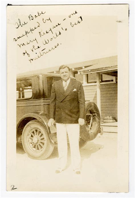 Lot Detail Babe Ruth Original Snapshot