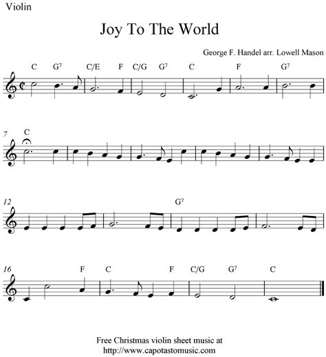 Free Printable Music Sheets For Violin