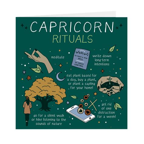 Capricorn Rituals Greeting Card – Spirit Daughter