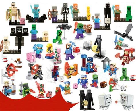 All Minecraft My World Minifigures Compatible Lego