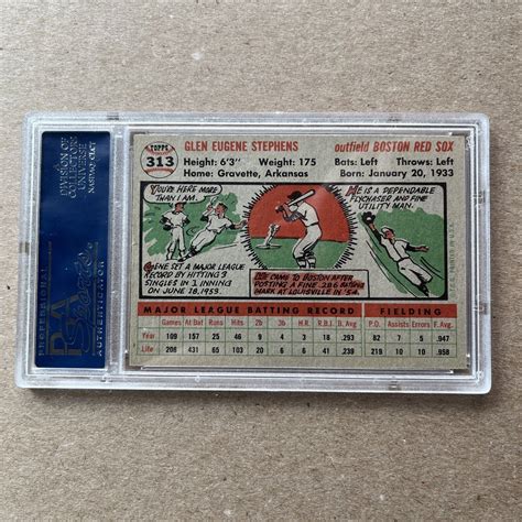 1956 Topps 313 Gene Stephens EBay