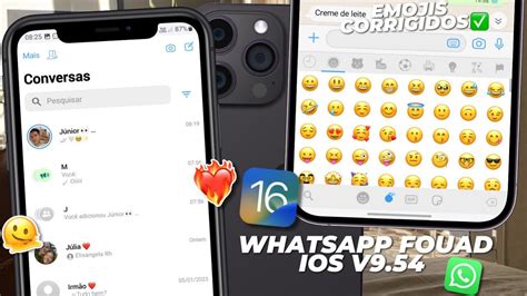 Atualize Agora V Whatsapp Fouad Ios Mb Ios Emojis Ios