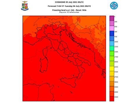 Meteo ZERO TERMICO A Quasi 5000 Metri Di Quota Vi Diciamo Gli