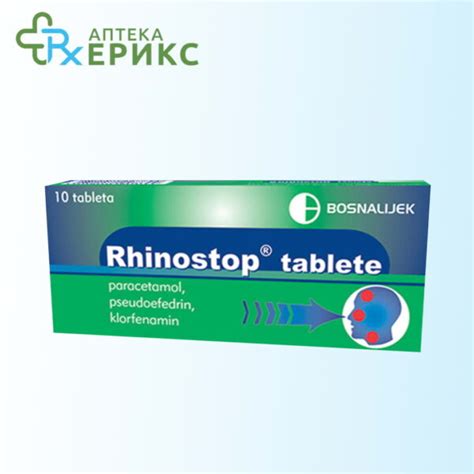 Rhinostop таблети | Риностоп MK | Аптека ЕРИКС