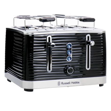 Russell Hobbs Retro Style 4 Slice Toaster in Black, One Size - Kroger