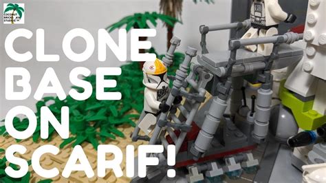 Lego Star Wars Moc Republic Base On Scarif Youtube