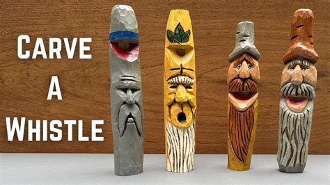 Carve A Wood Spirit Whistle YouTube