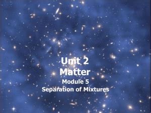 Heterogeneous Mixture Separation Lab