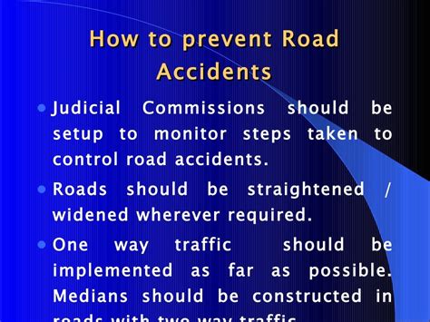 Road Accident Prevention Powerpoint Presentation With Photos