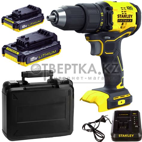 Дрель Stanley SFMCD720D2K-QW купить в Алматы, цена оптом и в розницу ...