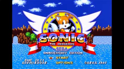 Sonic Hack Longplay Sonic The Hedgehog Anniversary Edition Tails