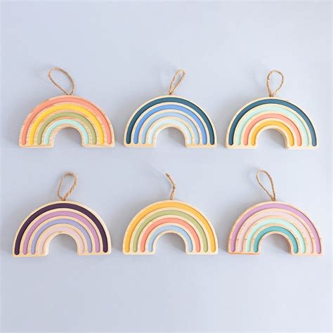 Diy Clay Rainbow Ornaments Artofit