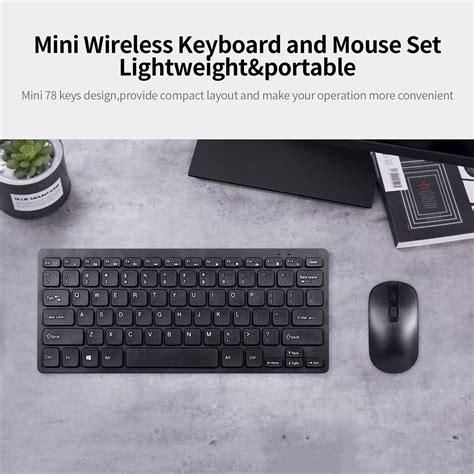 Computers And Laptops Km901 Keyboard Mouse Combo 24g Wireless 78 Key