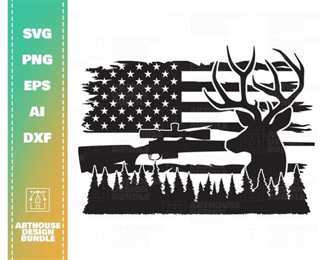 Usa Hunting Deer Hunting Hunting Decal Printable Kitchen Prints