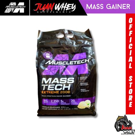 Muscletech Mass Tech Extreme 2000 12LBS Ultimate 100 Protein Mass