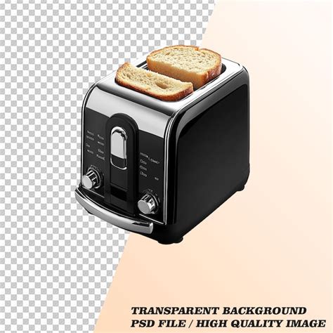 Toaster Isolated On Transparent Background Psd File Premium Ai