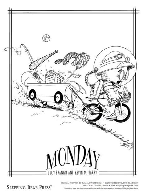 Coloring Page - Monday