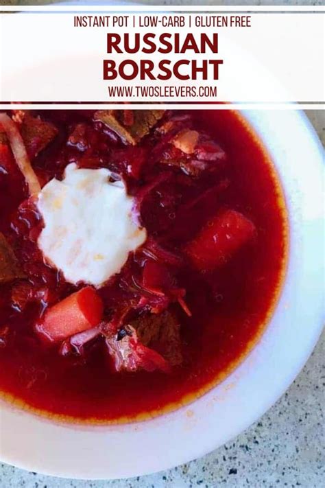 Russian Borscht | Easy Borscht Recipe - TwoSleevers