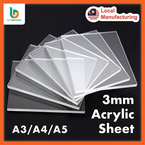 Transparent Acrylic Sheet Casting Acrylic A A A Custom Size Acrylic