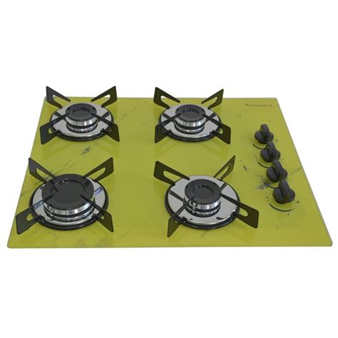 Cooktop Bocas A G S Chamalar Premium Mesa De Vidro Ultra Chama