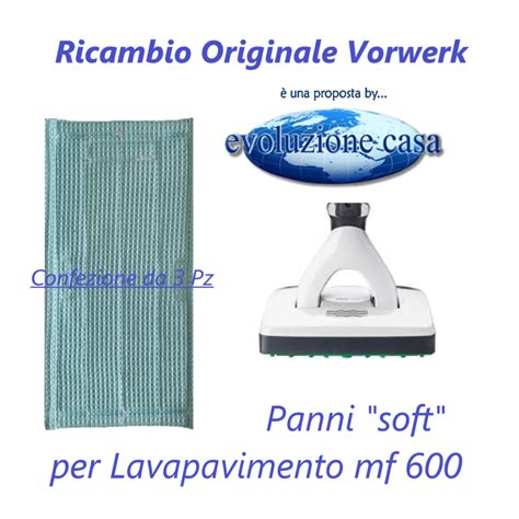 Panni Per Pulilava Folletto SP 600 Originali Vorwerk