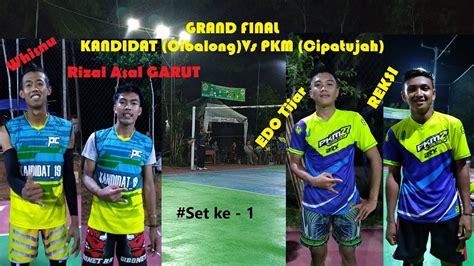 GRAND FINAL RIZAL WHISNU Vs EDO TIJAR REKSI Di Turnamen Bola Voli