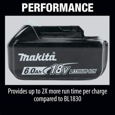 Makita Bl1860b 2 18v Lxt Lithium Ion 60 Ah Battery 2 Pack Shop Now Best Price Guaranteed