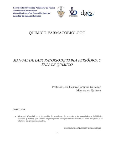 Pdf Manual De Laboratorio Tabla Periodica Y Enlace Quimico Dokumen Tips