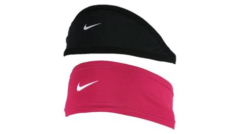 Nike Womens Headband Set Purple Black Pair Drifit Pair Running Training