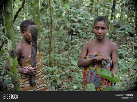 Jungle Portrait Woman Baka Tribe Image Photo Bigstock