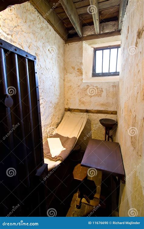 Tiny Old Prison Cell Stock Photo Image 11676690