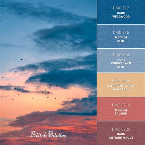 Sunset Sky Color Palette