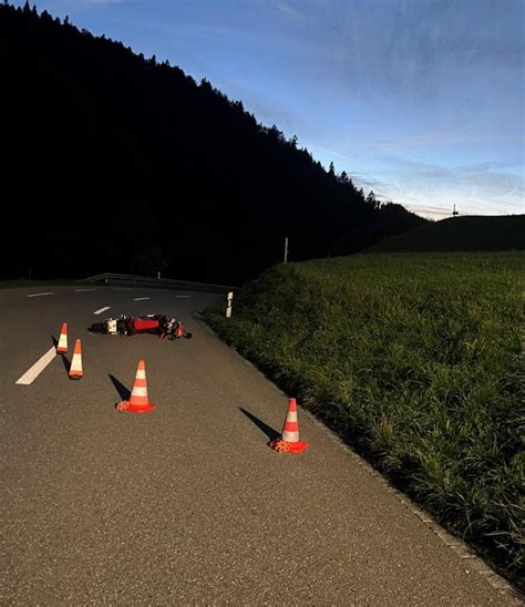 Schwerer Motorradunfall in Steg im Tösstal Zeugen gesucht Züriost