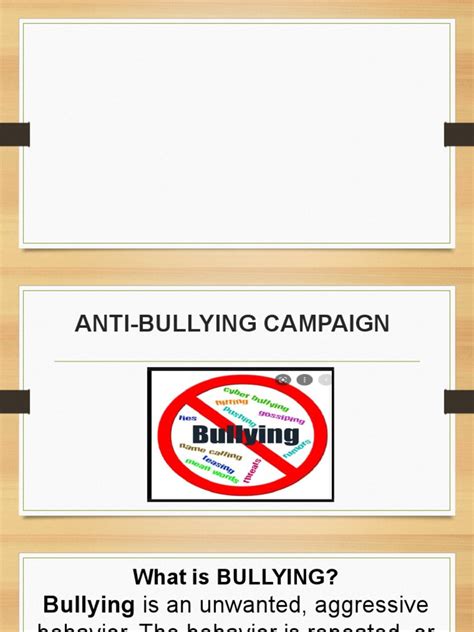 Anti Bullying Campaign | PDF