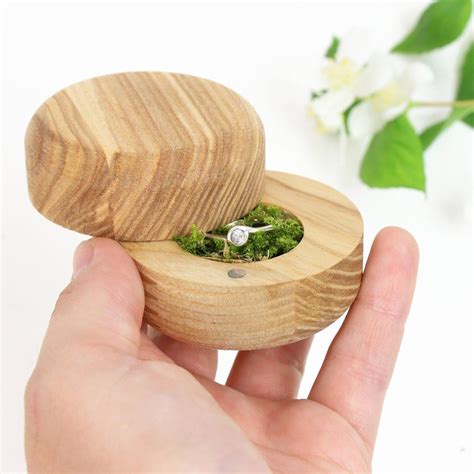 Wooden Ring Box Wedding Ring Box Wood Ring Box Ring Box Etsy