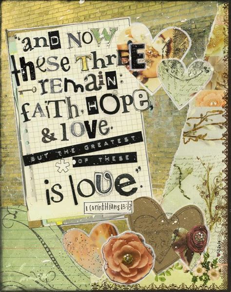 1 Corinthians 1313 But Now Faith Hope Love Abide These Three But