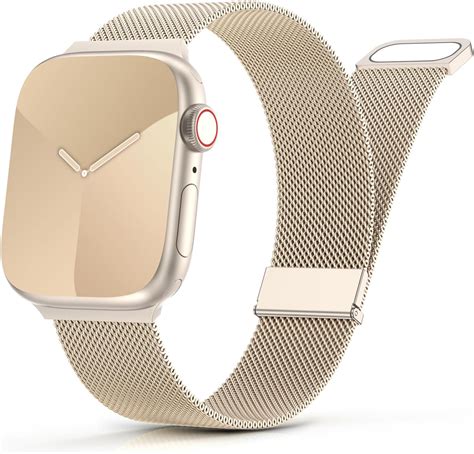 YOOHOO Adjustable Metal Strap Compatible With Apple Watch Straps 38mm