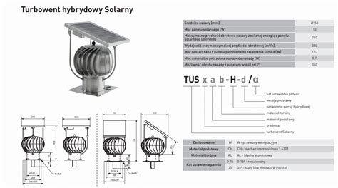 Turbowent Hybrydowy Solarny Darco Fi Tus Chal H Pk