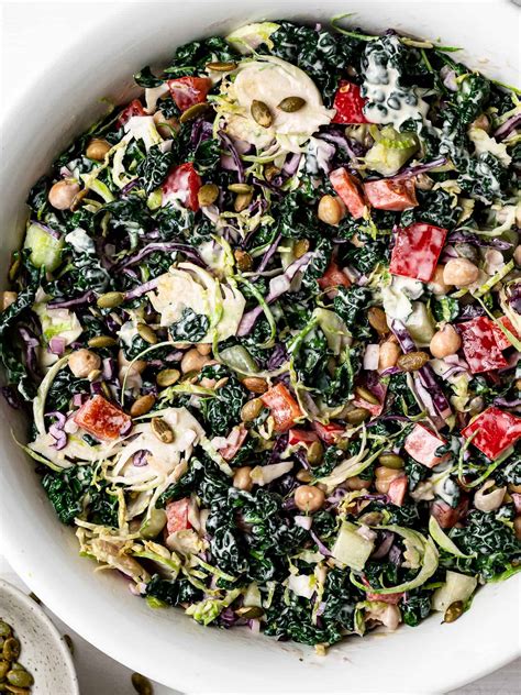 Chopped Kale Salad With Tahini Dressing Sandra Valvassori