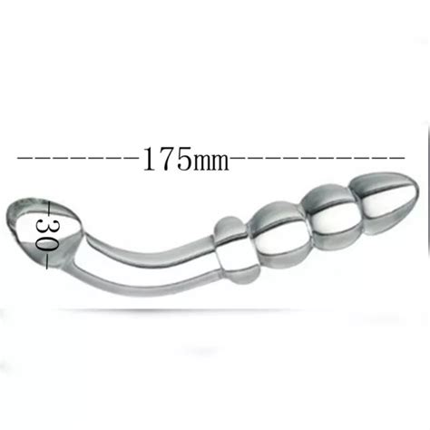 PLUG ANAL DILDO En Verre Avec Trous Godemiché Masturbateur Dilatateur Sextoy FR EUR