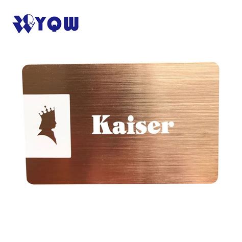 Custom Stainless Steel Metal Card China Rfid Metal Id Card And Pvc