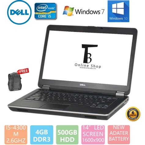 Dell Latitude E6440 14 Intel Core I5 4300m 4gb Ram 500gb Hdd