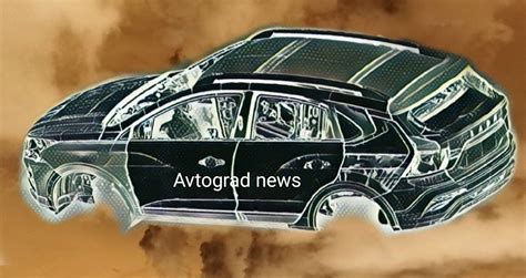 Lada Granta 2024 показана на фото в кузове универсал