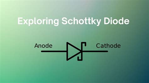 The Complete Guide To Schottky Diodes Electronics Guruji