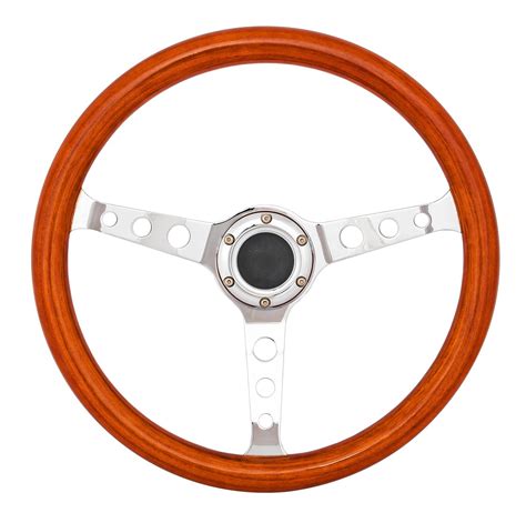 Jegs 555 70395 Classic Wood Grain Steering Wheel 15 In Diameter 2